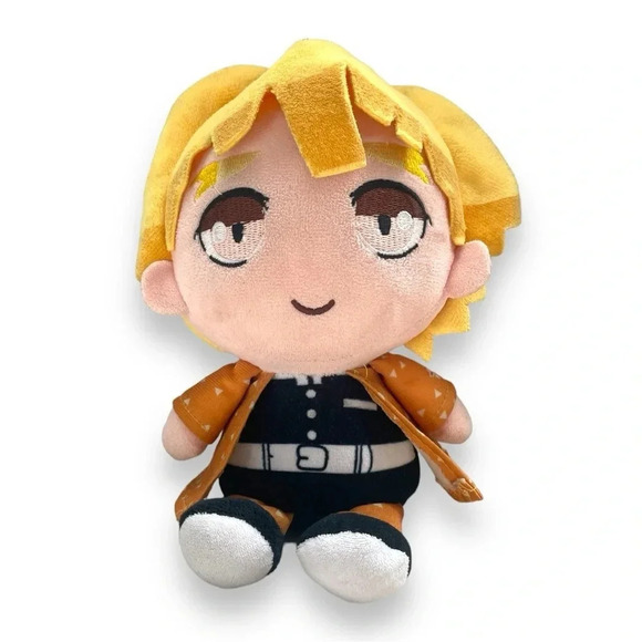 Bandai 8” Chibi Plush Demon Slayer Kimetsu no Yaiba Zenitsu Agatsuma -Plush Toy - Picture 1 of 7